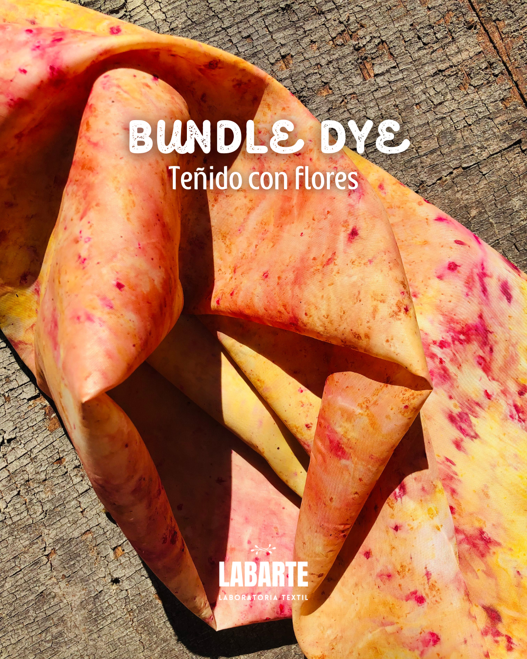 Taller de Bundle Dye: Teñido con Flores